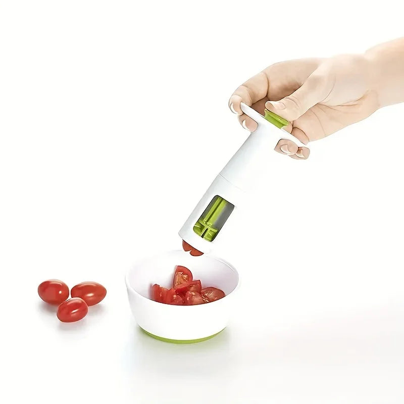 1pc,MultiFunctional Grape Cutter,Grape Kitchen Accessories, Cake Decoration Tool, Fruit Slicer, Kitchen Tools