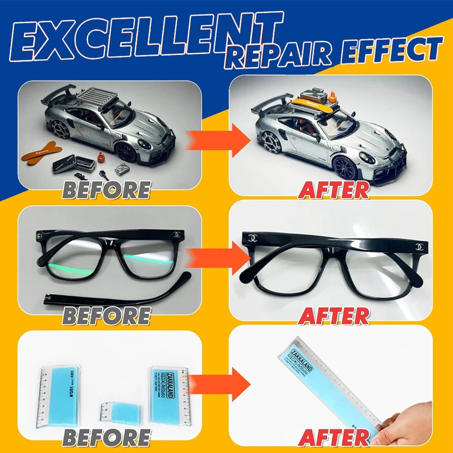 20g Instant Plastic Toy Repair Glue Strong Adhesive for ABS PVC PLA Acrylic Model Fixing Quick Dry Multi-purpose Bonding Glue