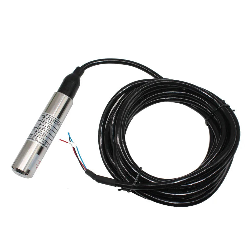 Submersible type liquid level sensor 4-20mA 0-5V 0-10V RS485 output 1m 2m 3m 4m 5m 6m 7m 8m 9m 10m 15m water level transmitter