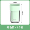 Double Layered Simple Mouthwash Cup Household Toothbrush Cup Couple Travel Toothbrush Storage Box Wash and Rinse Portable Set