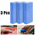 SEAMETAL 3pcs Car Clay Cleaning Bar Washing Mud Set Fine Grade Auto Detailing Waxing Polish Magic Mud Rust Oil Remover Cleaner