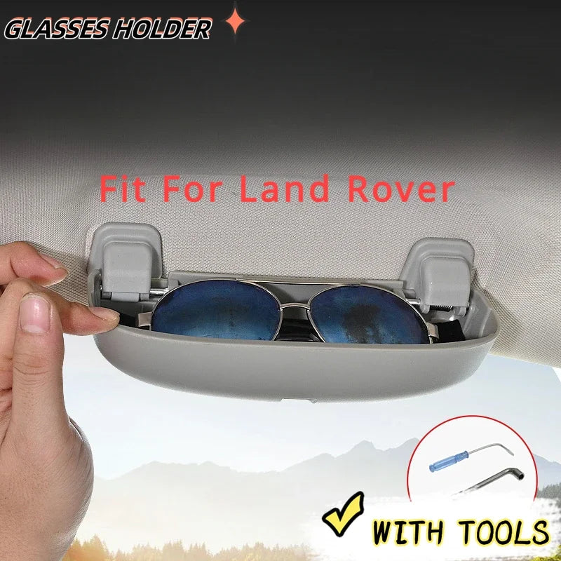 For Land Rover Freelander Discovery 3/4 Evoque Glasses Case ABS Car Sunglass Holder Storage Box Accessories