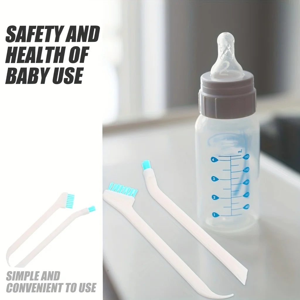 Cup brush set 4PCS, small cleaning brush, detail bottle cap cleaning brush, suitable for cups, water bottles, milk bottles
