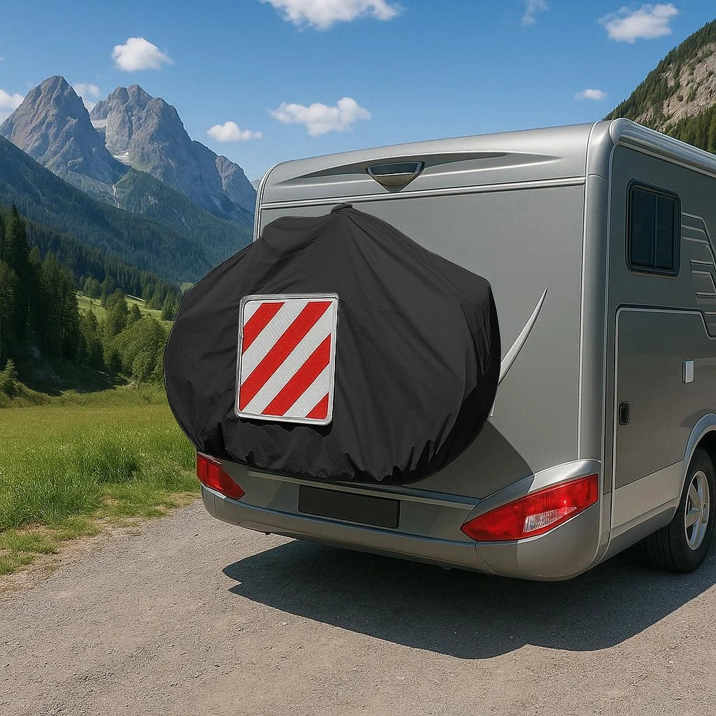 Caravan Rear Mount Bicycle Cover For 1 Or 2 Bikes Camping Accessories For Caravans And Motorhomes