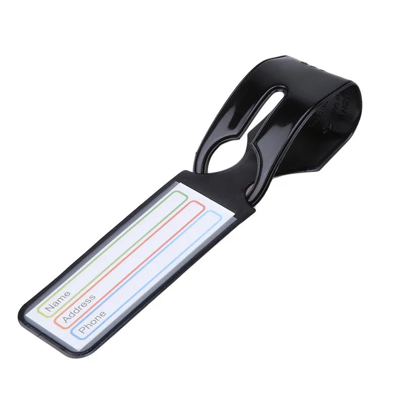 1/3Pcs Luggage Tag Bar Shape Travel Trolley Suitcase Business Card Consignment Bag Find Your Bag Quickly And Accurately Supplies