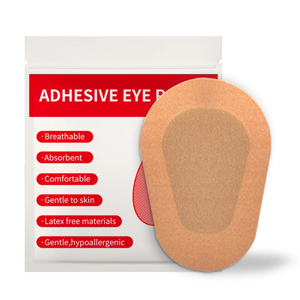 New Style 40 PCs/Pack 5.8X8.2CM Breathable Eye Patch Band Aid Medical Sterile Eye Pad Adhesive Bandages First Aid Kit For Kids