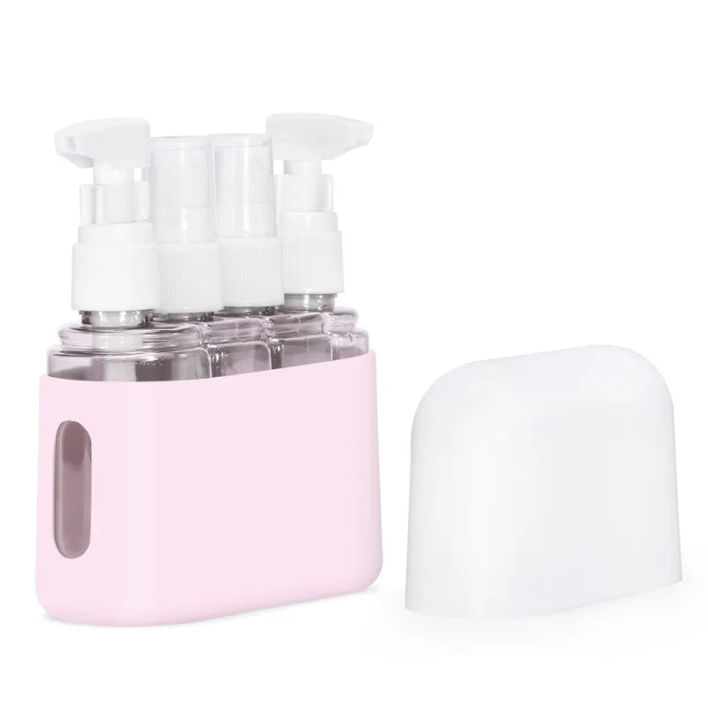Travel Bottles Leakproof | Silicone TSA Toiletry Containers for Shampoo/Lotion - Gym & Outdoor Organizer