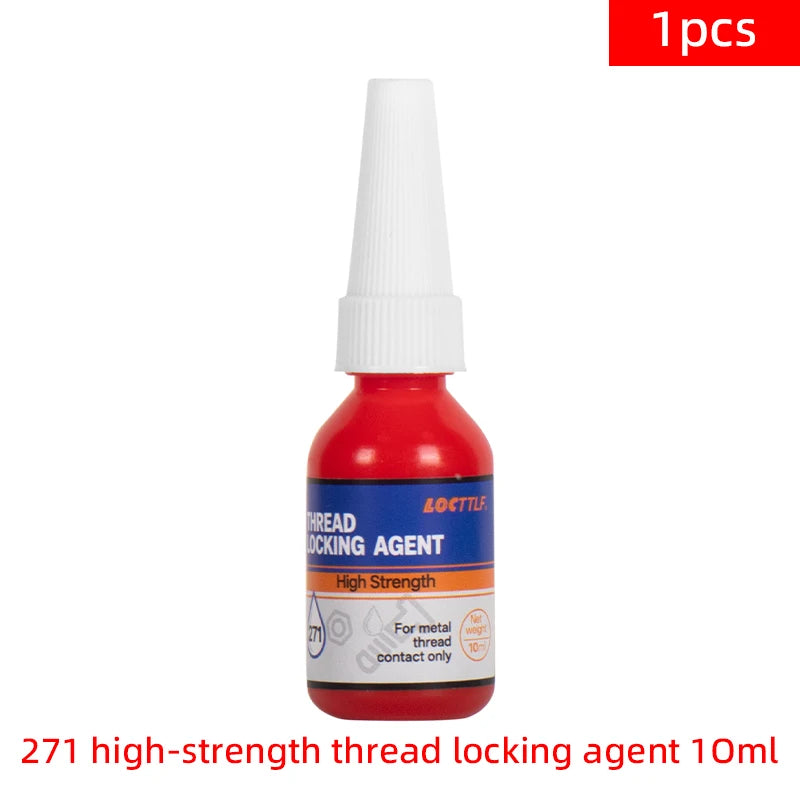 10ml Threadlocker 271Red High-Strength Thread Locker Screw Adhesive Lock Tight Seal Fasteners Anaerobic Curing Metal Glue