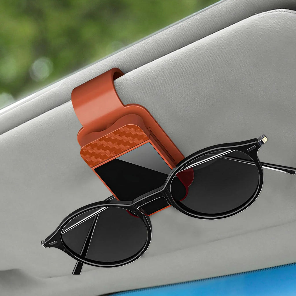 Car Visor Clip - Universal Sunglasses Holder & Receipt Organizer, Car Glasses Clip, Car Sun Visor Automotive Hanger Clip Ticket