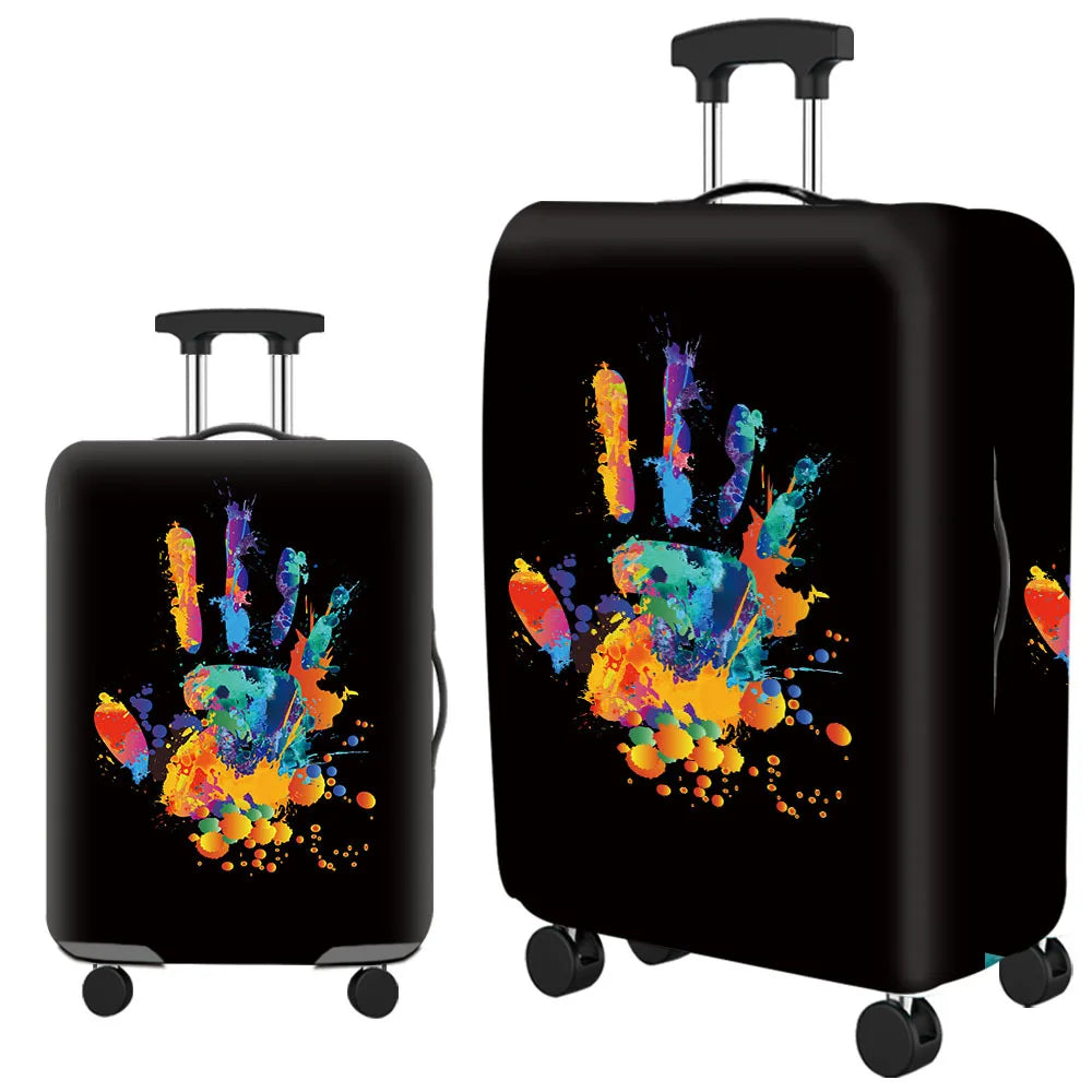 Popular Luggage Protective Cover Elastic Cloth Thickened Dust-proof Trolley Suitcase Cover Travel Accessories For 18-30Inch Case
