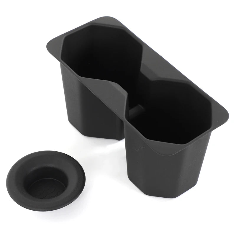 For Mitsubishi Triton L200 2024 2025 TPE Removable Center Console Cup Holder Anti-Slip Waterproof Cup Holder Car Accessories