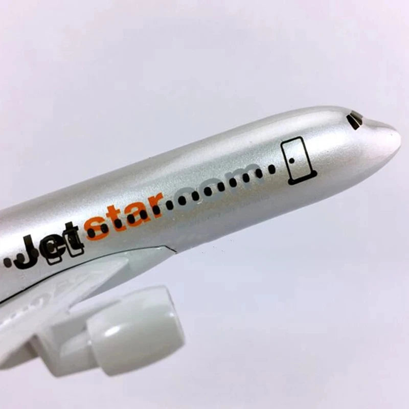 15CM Diecast Jetstar Airlines A320 Model Plane 6Inch Metal Alloy Diecast Airplane Souvenir Collection Plane Toy
