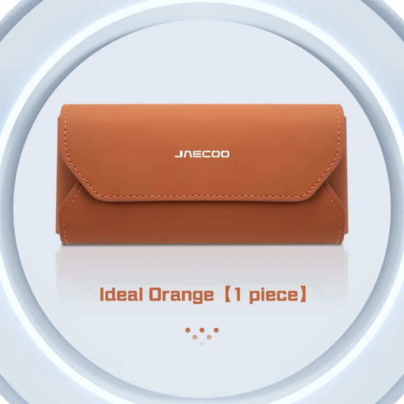 Car Glasses Case Portable Leather For Chery Jaecoo J7 J8 2025 Car Sunshade Sunglasses Holder Eyeglasses Storage Box Accessories