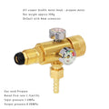 Oxygen Pressure Regulating Valve Gauge Acetylene/ Propane Meter 8mm Thread Brass Adjustable Pressure Reducing Valve 감압기