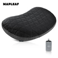 MAPLEAF Inflatable Camping Pillow Portable Neck Pillow Ergonomic Support Adjustable Firmness Neck Support Ultralight Outdoor