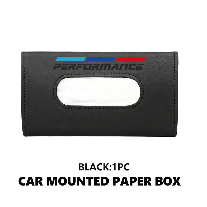 For BMW Snap-fit Car Sun Visor Tissue Box Storage Accessories M M2 M3 M4 M5 M6 E46 E90 E60 F30 E39 X1 X3 X4 X5