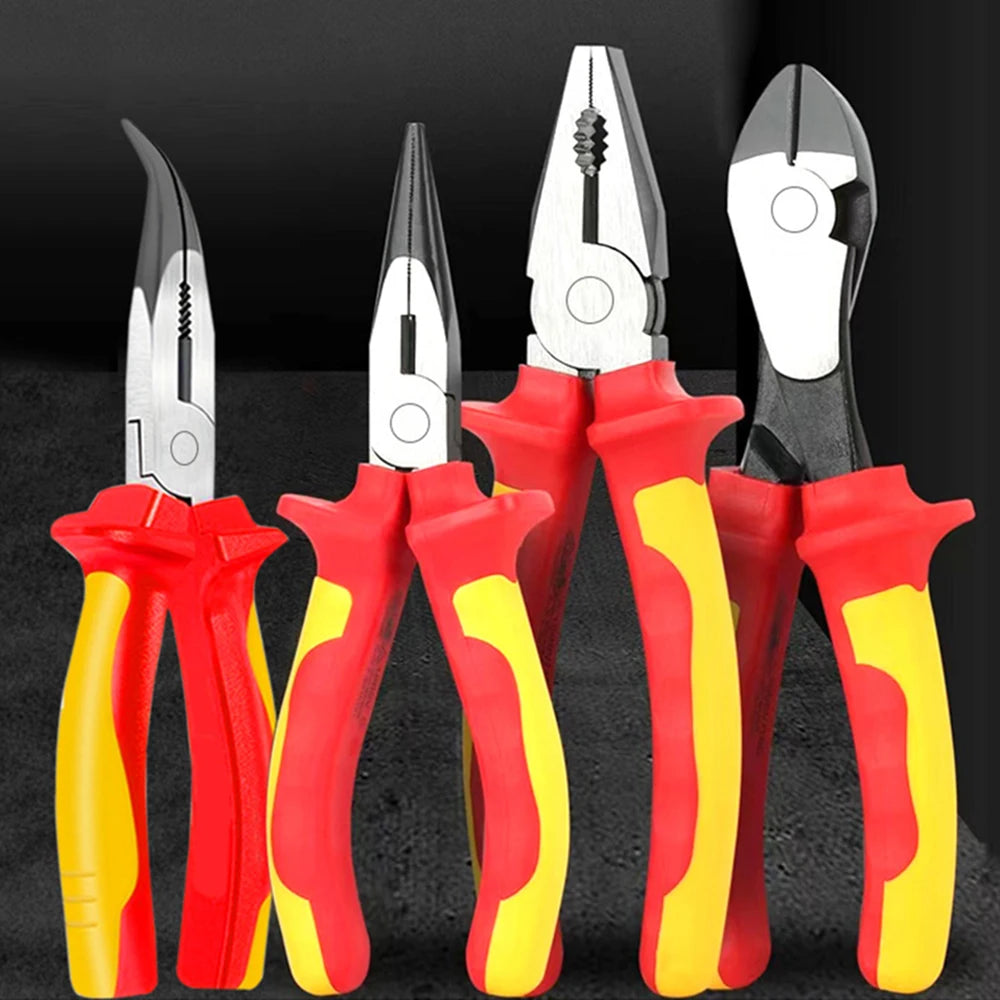 6/7/8 Inch Professional Cutting Pliers Wire Stripping Tool Side Cutter Cable Burrs Nipper Electricians DIY Repair Hand Tools