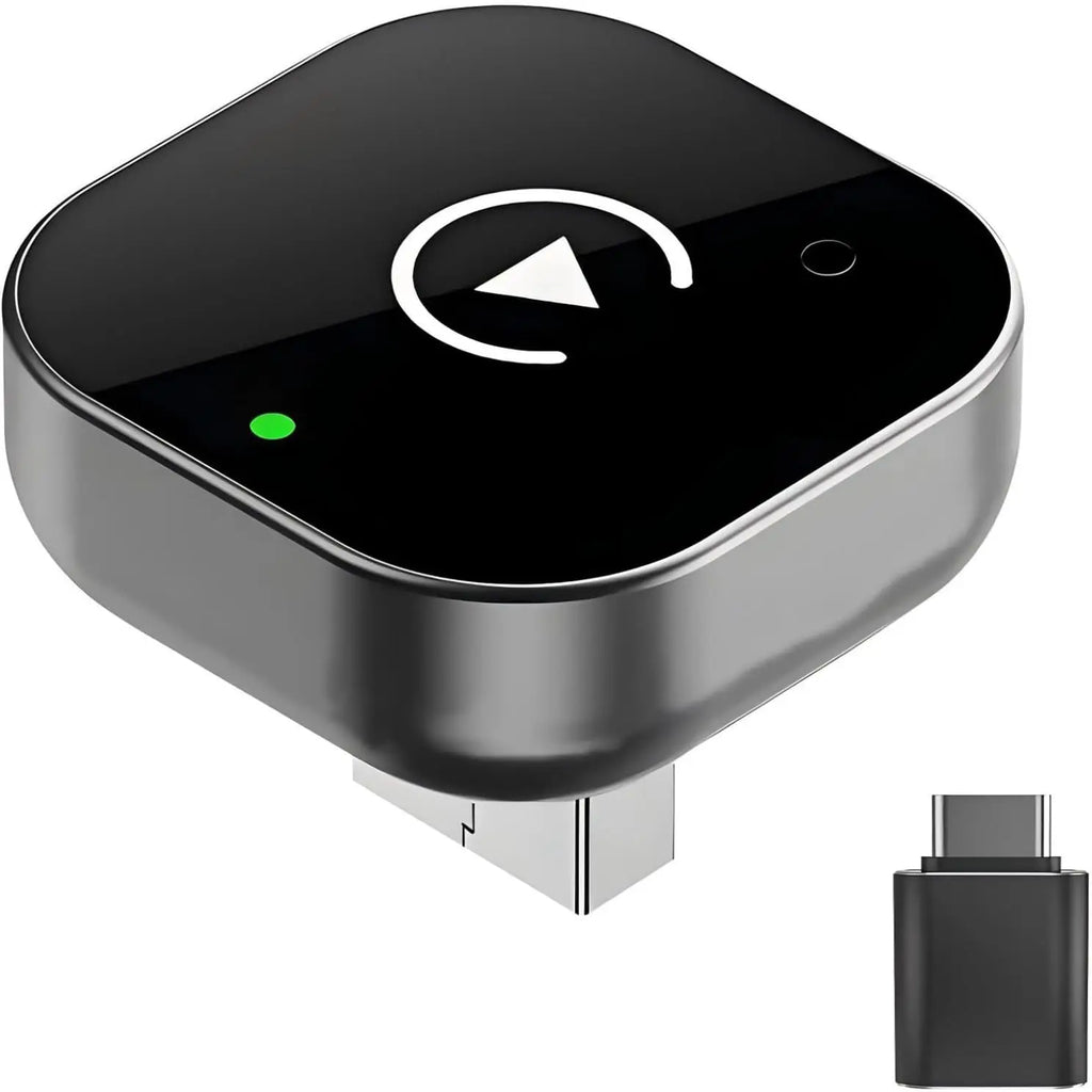 2026 Wireless CarPlay & Android Auto Adapter 2-in-1 – Convert Wired to Wireless, Fast Auto-Connect, Zero-Lag 5.8GHz WiFi, Plug &