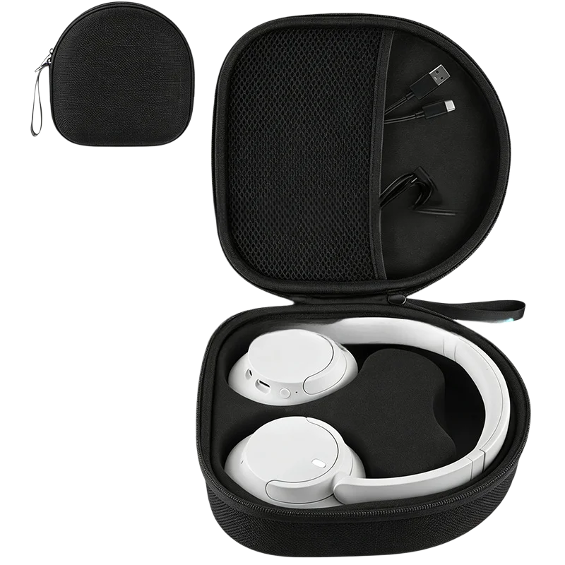 Headphone Hard Case for Sony WH-CH700N / CH710N / CH720N / Edifier W830NB Earphone Travel Protective Cover EVA Storage Bag