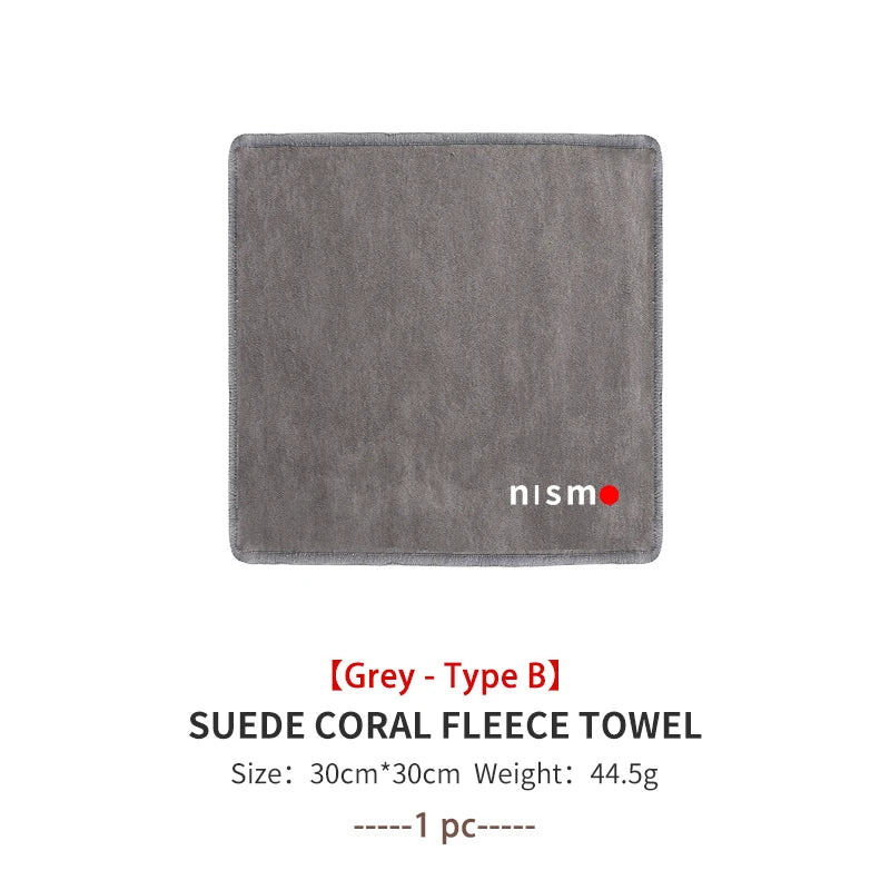 For Nissan Car Washing Towel Cleaning Cloth Quick Drying Windows Wiping Rags Nismo Almera Juke Qashqai Tiida X Note Teana 350Z