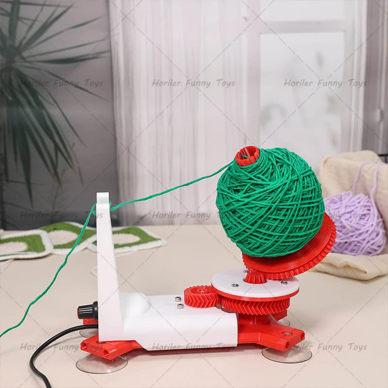 Electric Wool Winder for Crocheting Motor Drive Automatic Yarn Ball Winder Efficient Auto Yarn Winder With Adjustable Speed