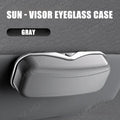 Car Sun Visor Glasses Case Anti-Scratch Auto Sunglasses Holder Eyeglasses Storage Hard Box Universal for Sedan Suv Mpv Truck