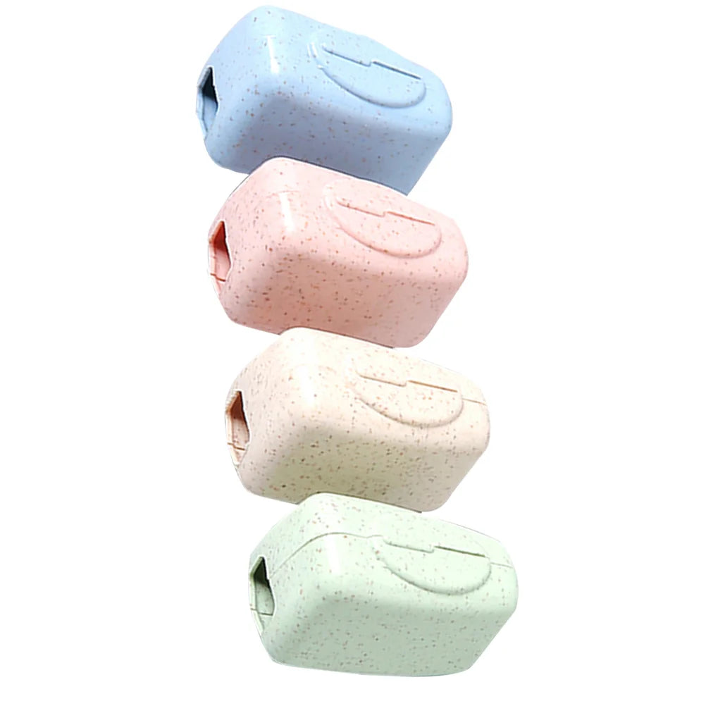 4Pcs Toothbrush Cap Toothbrush Cover Holder Travel Protective Case Dustproof Waterproof Plastic Hygiene Containers Hygiene