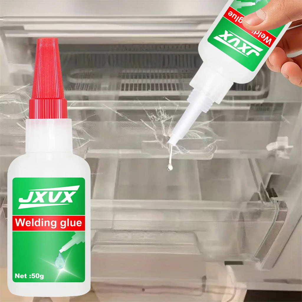 50g Oily Glue Original Welding Super Strong Refrigerator Adhesive Quick-drying Liquid Sealer Universal Strong Waterproof Welding Sealant With precision dispenser 1-5pcs.