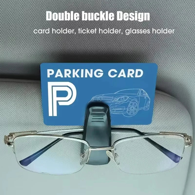 Universal Car Auto Sun Visor Glasses Box Sunglasses Clip Card Ticket Holder Fastener Pen Case Eyeglasses Clips Accessories