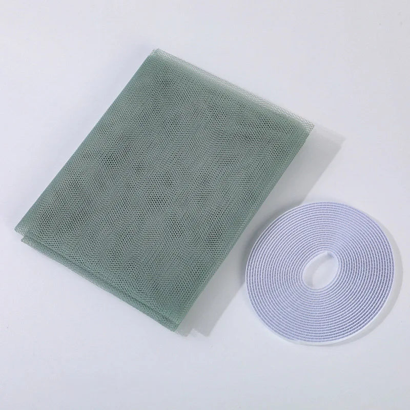 Mosquito Window Net Self Adhesive Tape Kitchen Window Home Protector Netting Sticker Indoor Anti Insect Fly Screen Curtain Tape