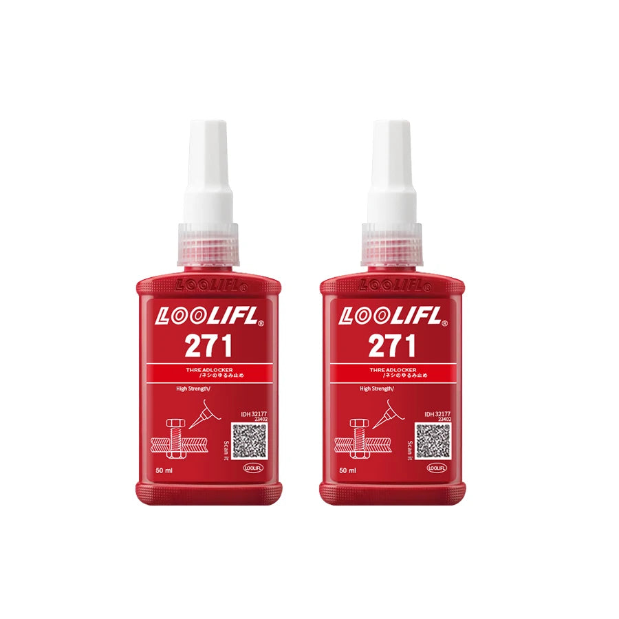 271 high-strength red screw glue, waterproof, prevent loosening and corrosion, suitable for nuts, bolts, fasteners, etc.