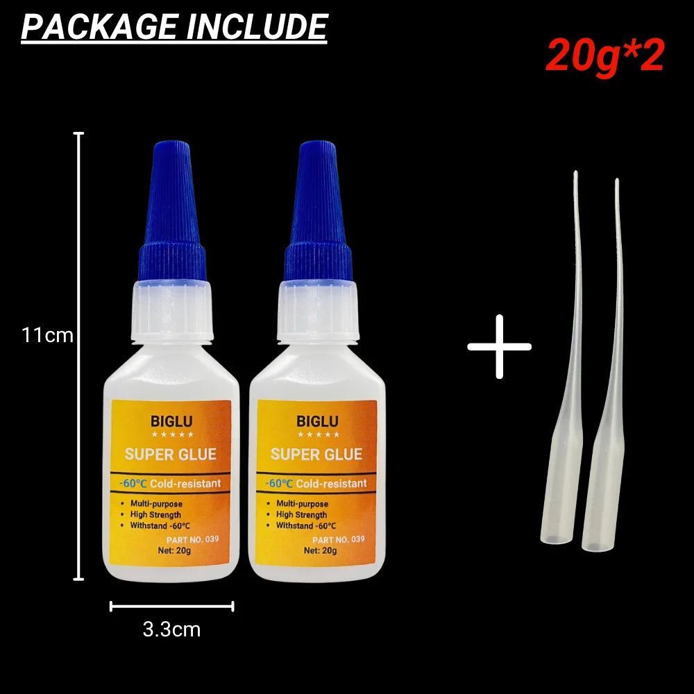 Refrigerator Drawer Repair Glue, -60℃ Low Temperature Resistant Super Glue, Instant Adhesive For PVC ABS Plastic Freezer Drawer