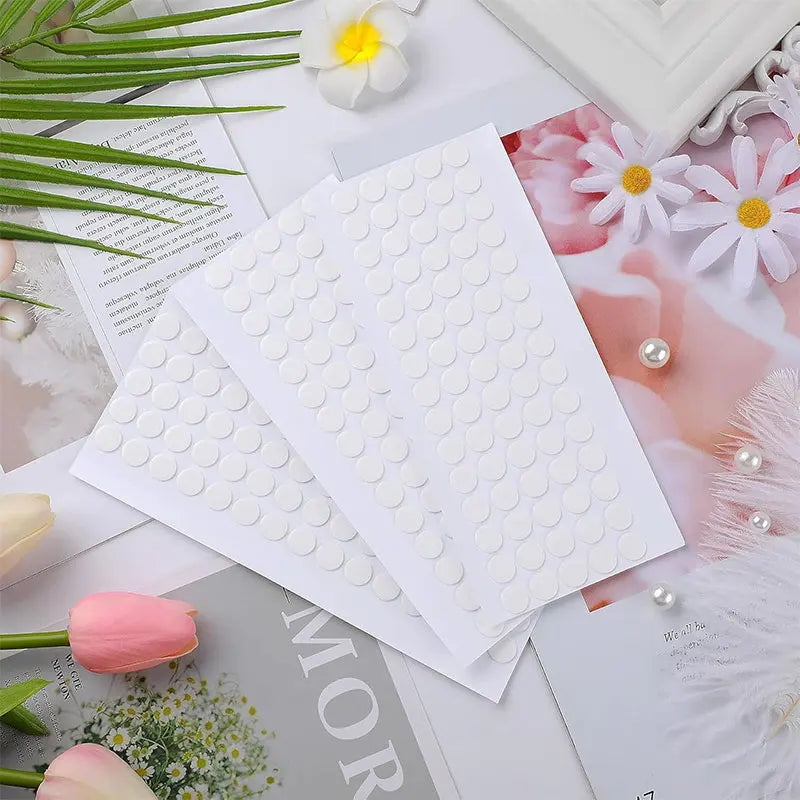 10-30MM Clear Sticky Tack Adhesive Poster Double Sided Sticky Dots Tape No Traces Adhesive Sticke for Festival Decoration