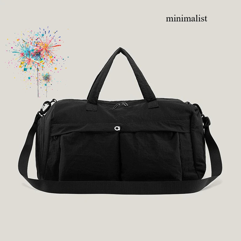 2026 Simple and unisex fitness bagpopular large capacity sports travel bag, men's and women's universal swimming bag, dry wet