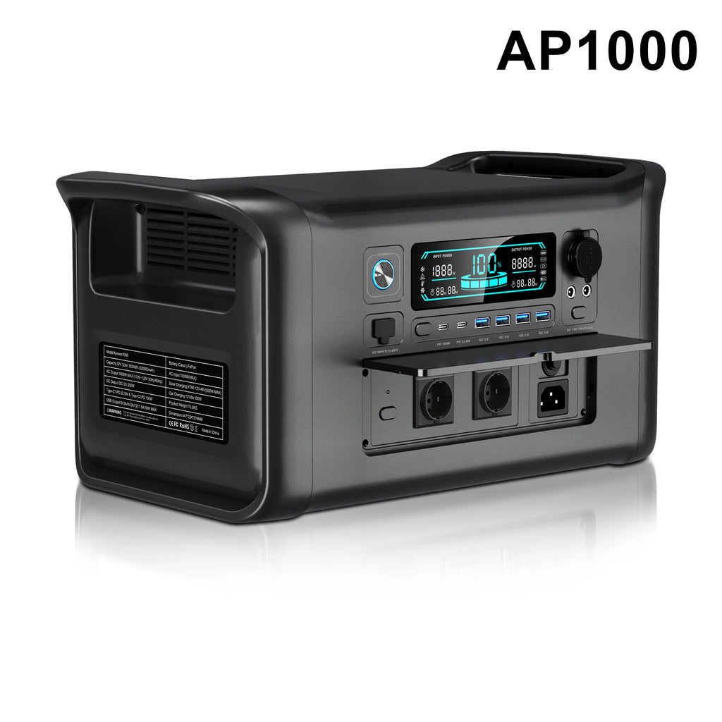 CTOLITY 2400W 1800W Lifepo4 Battery Outdoor Energy Storage Power Supply Portable Mobile Power Station Solar Generator RV