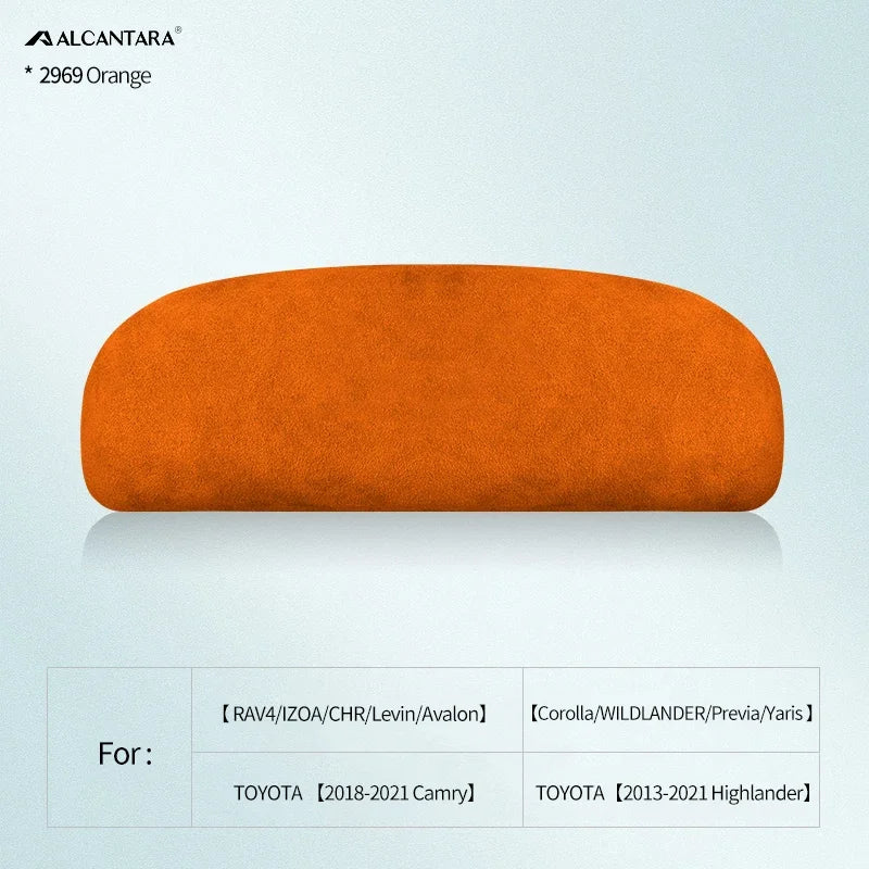 Alcantara Car Eyewear Case Box Sunglasses Holder For Toyota Corolla Camry Levin Avalon Crown RAV4 CHR IZOA Prado Accessories
