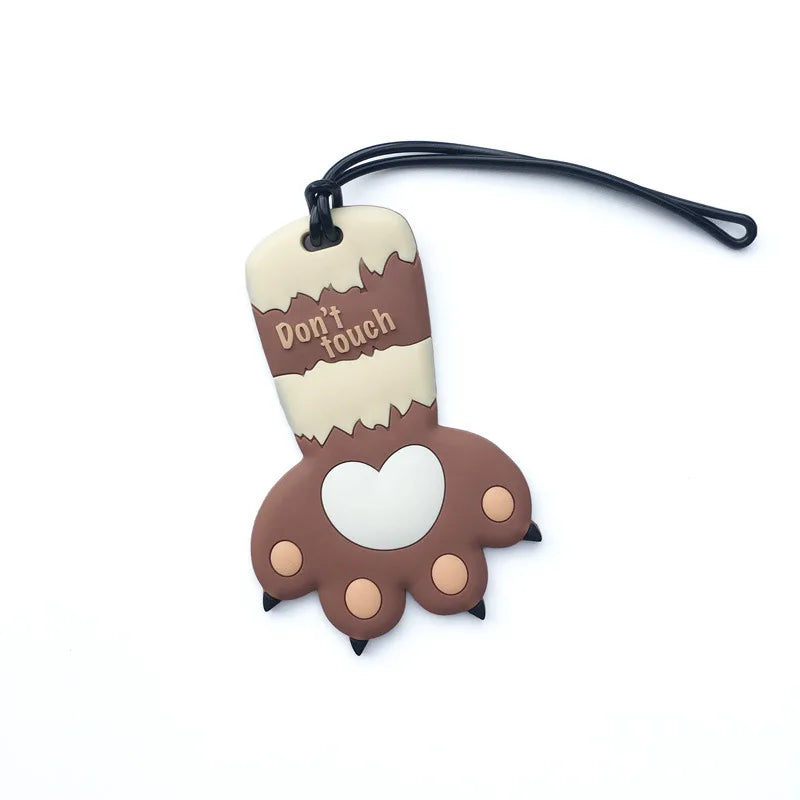 Multiple Types of Luggage Tags, Cartoon Macaron Colored Cat Paw Luggage Tags, Anti Loss Hanging Accessories for Check-in