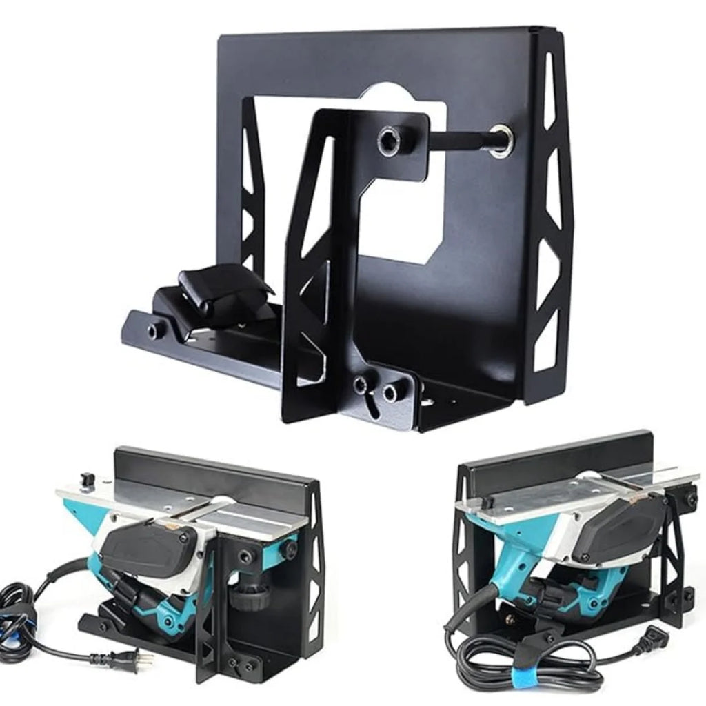 Bench Planer Bracket For Woodworking Electric Planer With Reverse Stand Turning Carpentry Planing Bracket Practical Steel Rack