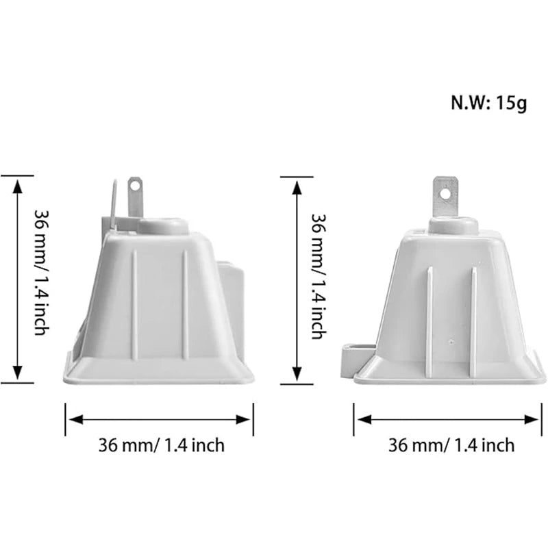 Replacement Charging Contacts Compatible with Roborock F25/F25 ACE/F25 GT/F25 Series Wet/Dry Vacuum Cleaner Charging Port Parts