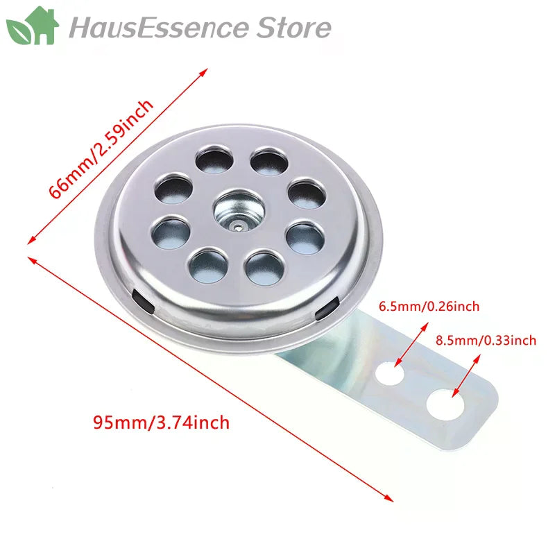 ※1 Piece Universal Waterproof Electric Horn LVEE DL70 Series 6V/12V Motorcycle 105db Moto Bike Motor Scooter Loud Sound