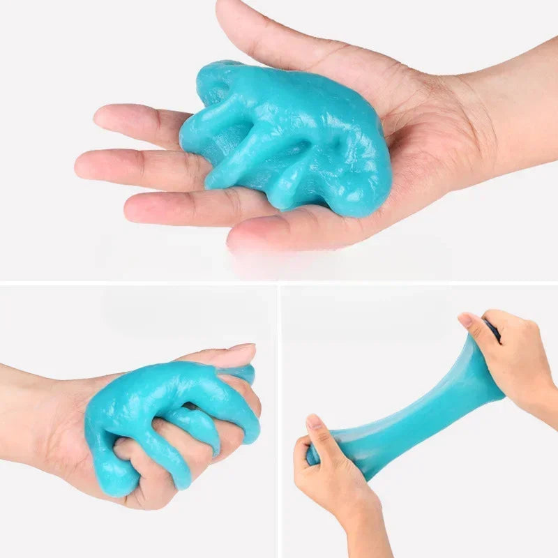 Car Cleaning Gel Slime Magic Mud Auto Interior Computer Keyboard Dirt Clean Dust Remover Gel Car Wash Interior Cleaning Tools