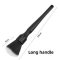 Car Interior Cleaning Brush Set Soft Bristle Non-Scratch Air Vents Dashboard Crevices Dust Remover Angle Adjustable Detailing