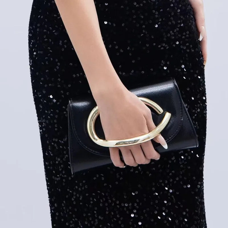 Niche Design Clutch Bag Trendy Classic Handheld Women's High-end Evening Bag for Banquets