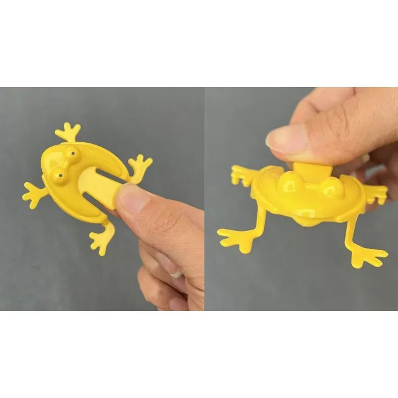 20PCS Press Jumping Frogs - Safe Foam Educational Toy, Fine Motor Skills Training & Multiplayer Race Game for Kids Competitions