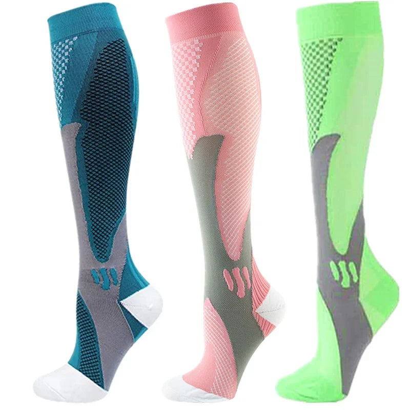 Compression Socks Running Football Sports Medical Nursing Socks for Flight Travel Pregnancy Edema Diabetes Varicose Veins Socks