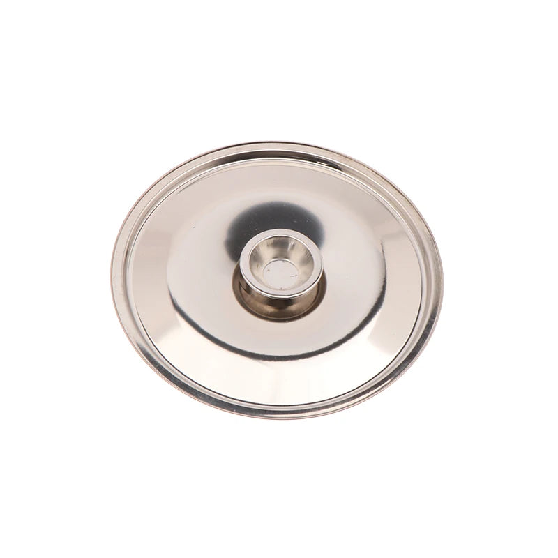 10-26cm Round Pot Lid Thicken Stainless Steel Saucepan Cover Replacement Universal Kitchen Food Lid Kitchen Supplies