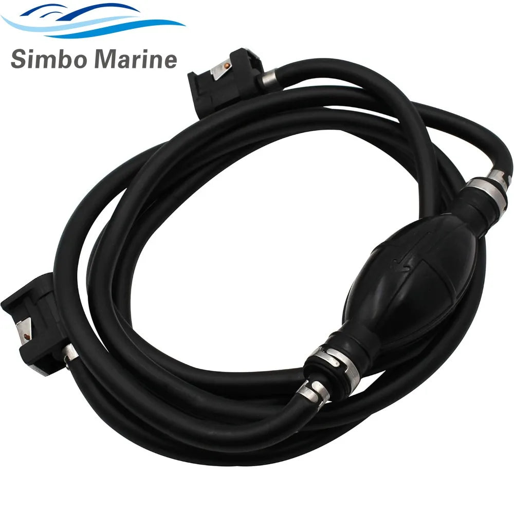 Fuel Line Hose Bulb Connector Kit 5/16" 6mm Fits For Yamaha 2&4 Stroke 24 40 90 200 HP Outboard Engine 6Y1-24306-55 6Y1-24306-00