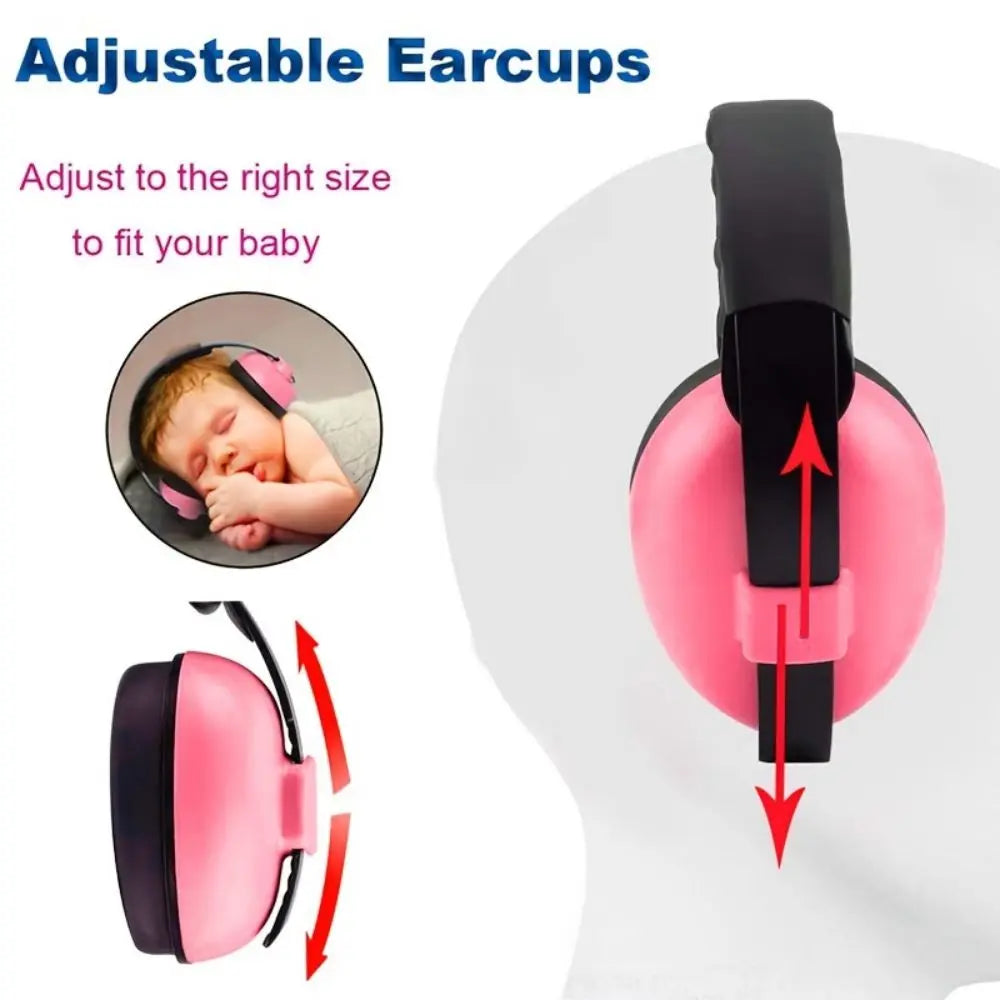 1pc Baby Ear Muffs Noise Cancelling Headphones For Infants, Safe & Comfortable Hearing Protectionbaby Shower Family Decorations