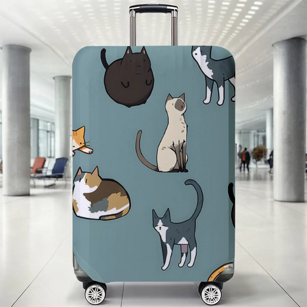 Luggage Cover Protector Elastic Waterproof Dustproof For 18-32 Inch Suitcase Travel Accessories