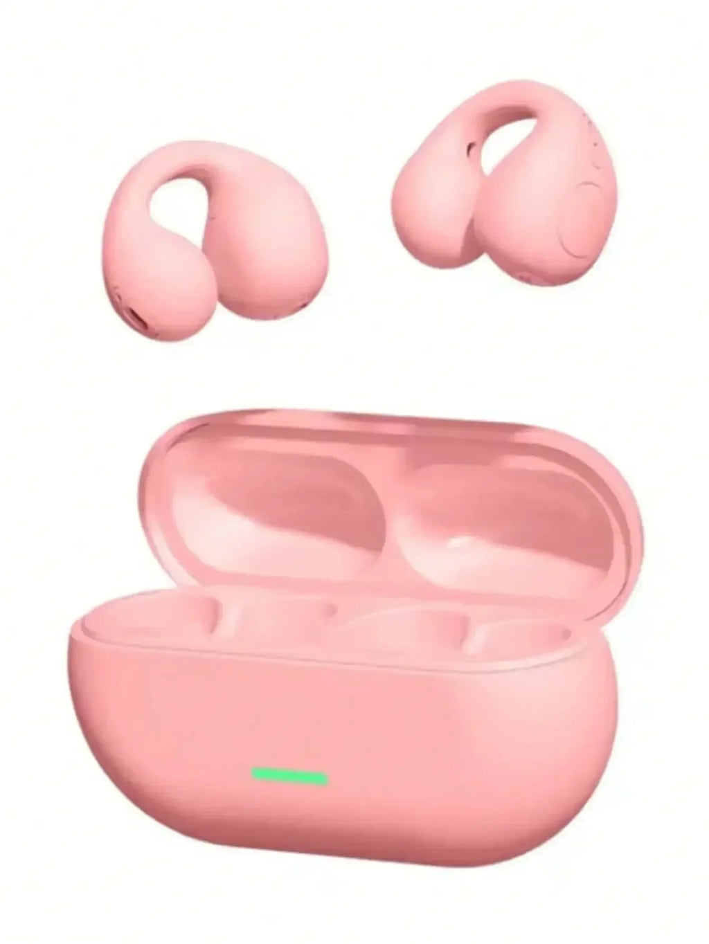 Open Ear Bluetooth 5.3 Earphones Ear Clip Wireless Earbuds Sports Noise Reduction Headphones HD Call Gaming Headsets